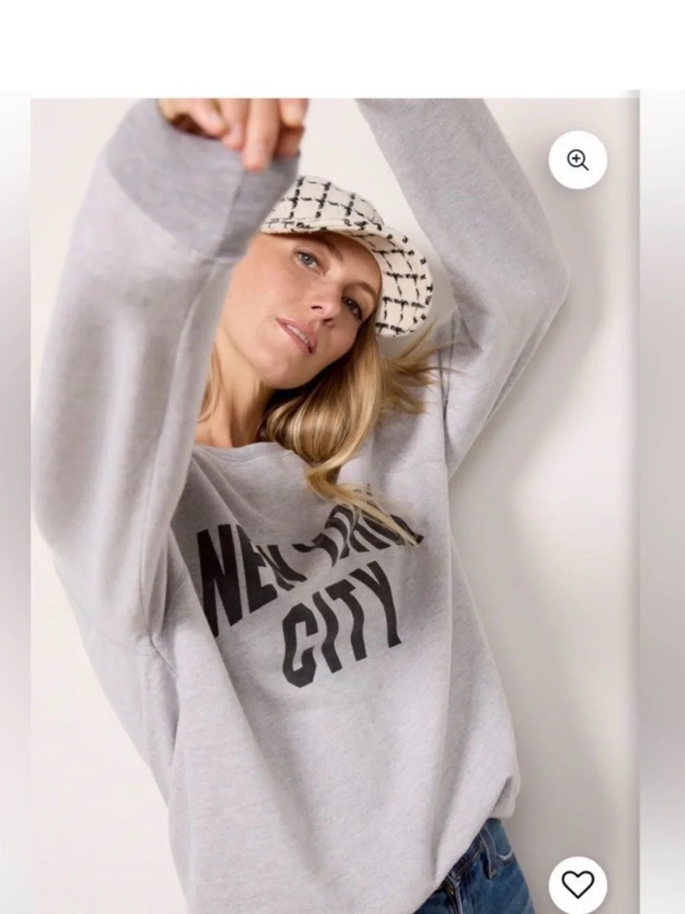 Retro brand Women’s Gray New York City Crewneck Sweatshirt. Size Small. NWOT. - Picture 3 of 6